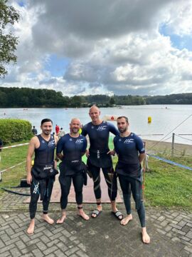 Vor dem Start! Bevertalsperre Hückeswagen