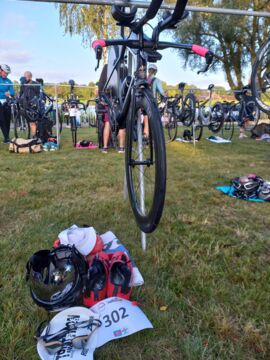 Covestro Triathlon Krefeld - Check in für Manni