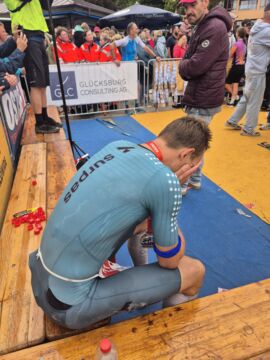 Ein Bild! Nach dem Ziel! Völlig fertig.....